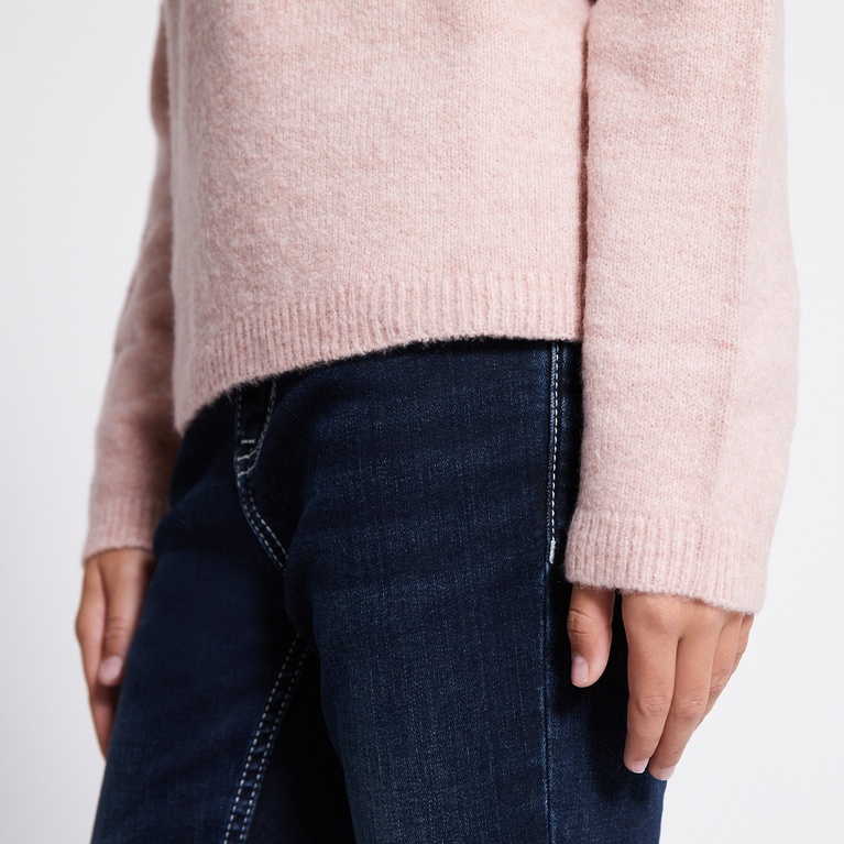 Basic knit sweater "Sadie star" Pink